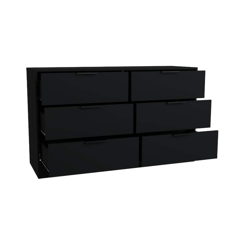 Kappesberg Lincoln 6-Drawer Dresser – Modern Storage for Bedrooms