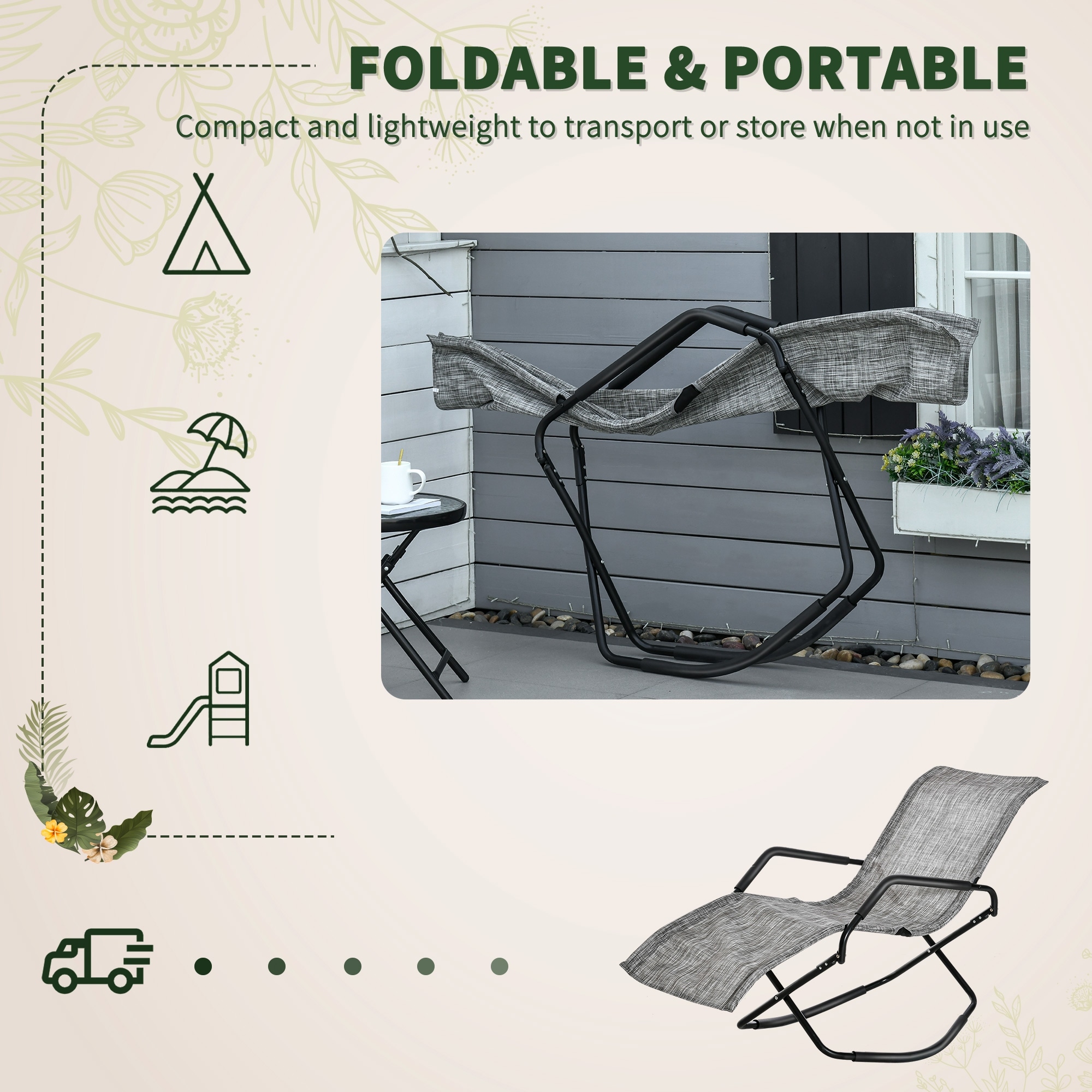 Sun rocker lounger discount