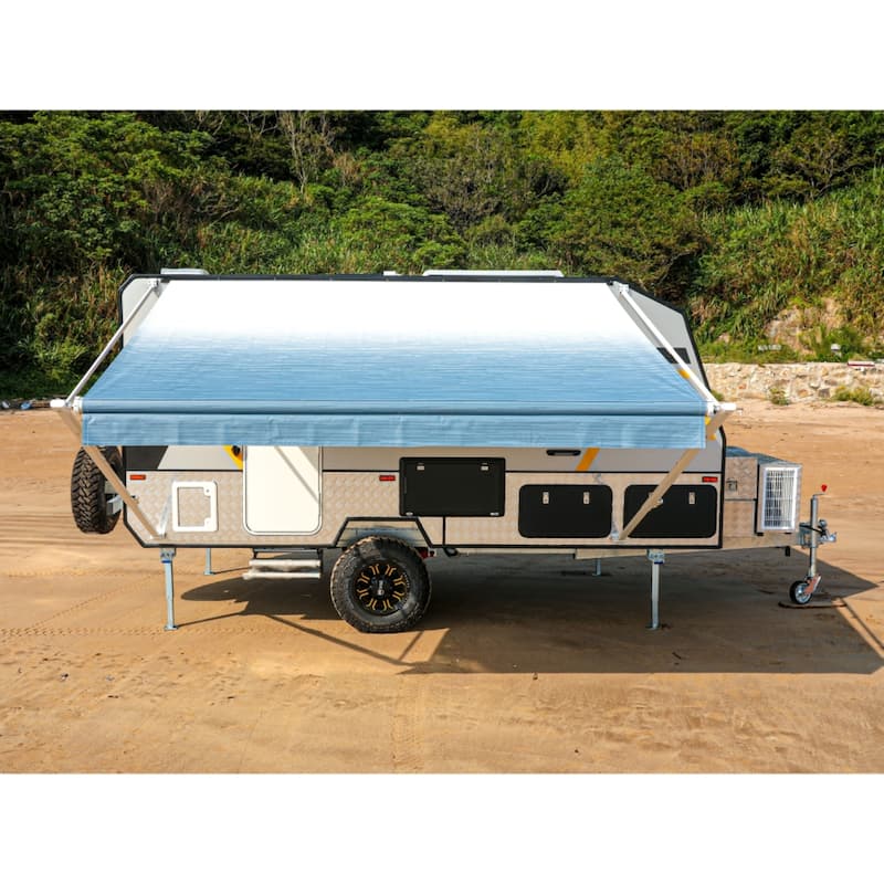 ALEKO Waterproof Retractable 16'X8' RV or Home Patio Canopy Awning