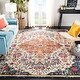 preview thumbnail 4 of 18, SAFAVIEH Madison Sabire Boho Medallion Distressed Rug - Grey/Light Blue - 5' 3" x 7' 6"