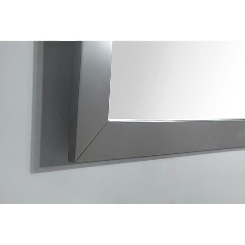 Vanity Art 30" Single Sink Bathroom Vanity Set with Engineered Marble Top and Free Mirror