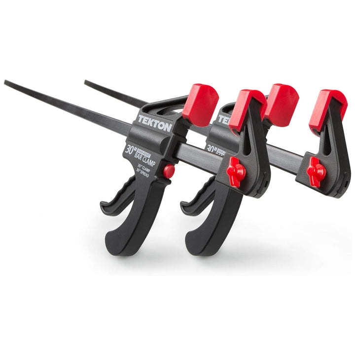 TEKTON 2-Piece Ratchet Clamp Spreader Set, Red-Black, 30x36 Inches - 30x36 Inches