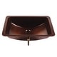 preview thumbnail 1 of 3, Sinkology Curie 21" Undermount Bathroom Sink in Copper