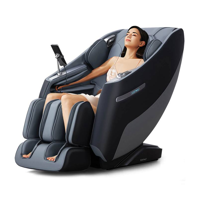 Costway Zero Gravity SL Track Full Body Massage Chair with Waist