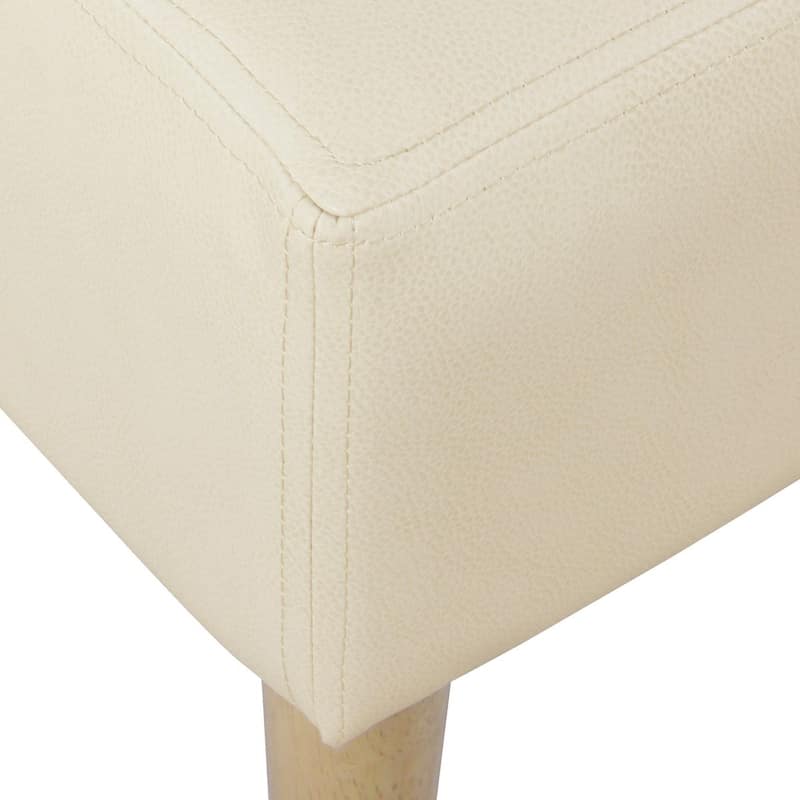 HomePop Tufted Coffee Table Ottoman - Full Leather