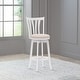 preview thumbnail 3 of 37, Hillsdale Furniture Savana Wood Upholstered Swivel Stool