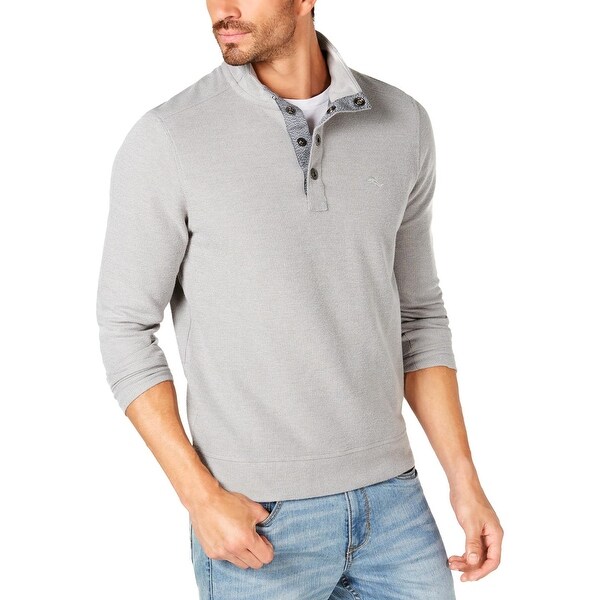 Download Shop Tommy Bahama Mens 1/2 Zip Sweater Mock Neck Ribbed ...