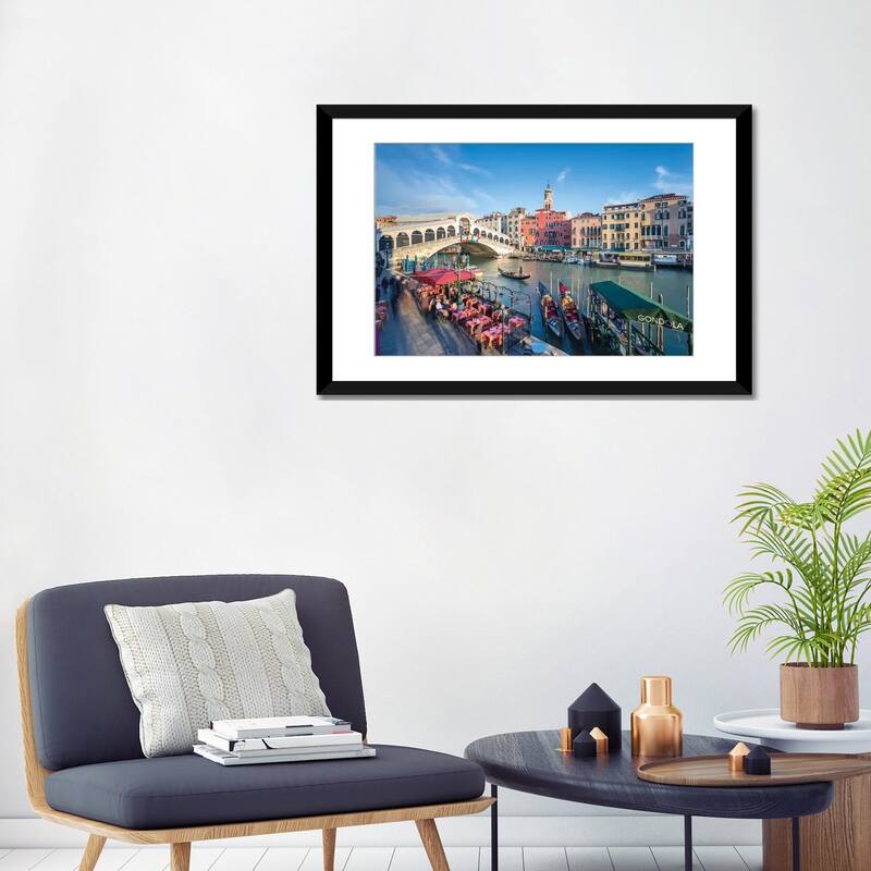 iCanvas "Rialto Bridge, Venice" by Matteo Colombo PFA