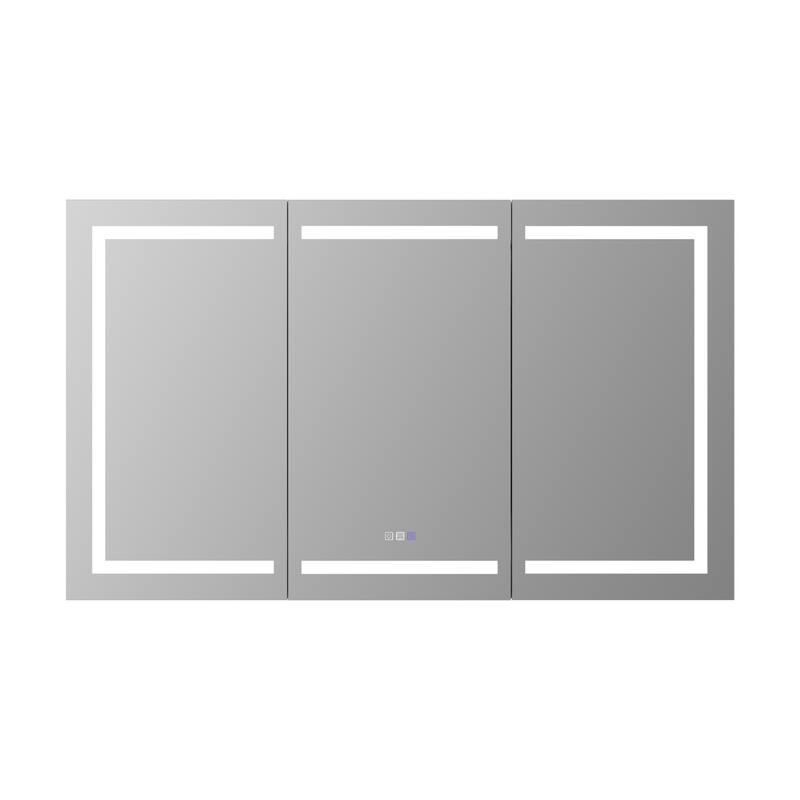Modland 48"-72"W x 36"H Lighted Bathroom Medicine Cabinet with Backlit & Frontlit Modes,Anti-Fog