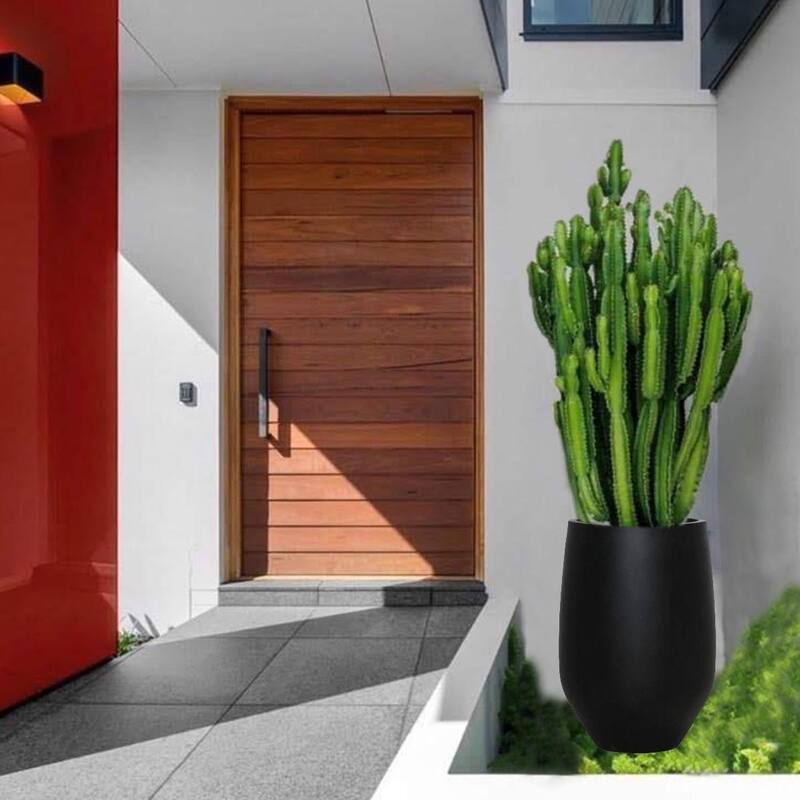 DreamPatio Garden Grove 1-Piece Fiberstone Planter