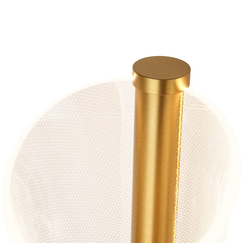 Modern Dimmable LED 2-Light Clear Acrylic Cone Vanity Wall Lamp