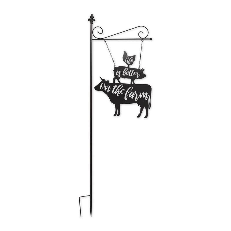 Life Is Beter On The Farm Garden Stake