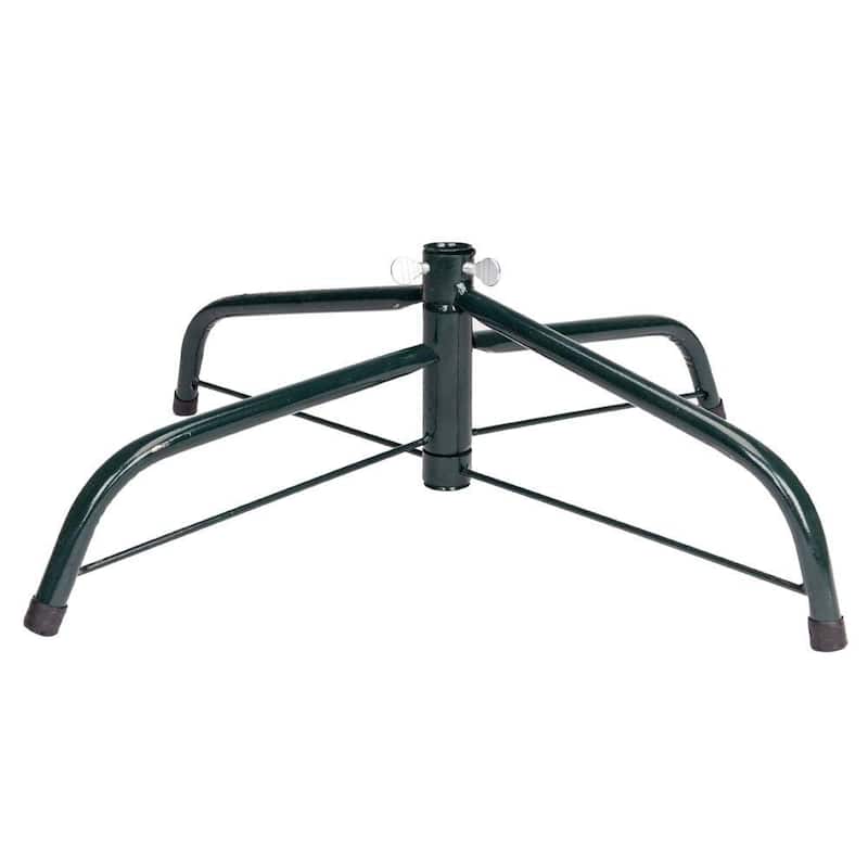 Green PVC Iron Christmas Tree with Branches and Stand - (43.3 x 43.3 x 70.9)"
