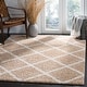 preview thumbnail 7 of 67, SAFAVIEH New York Shag Friedliese Trellis 1.2-inch Thick Rug 3' x 5' - Beige/Ivory - Rectangle