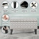 preview thumbnail 14 of 42, Convenience Concepts Designs4Comfort Winslow Storage Ottoman Bench