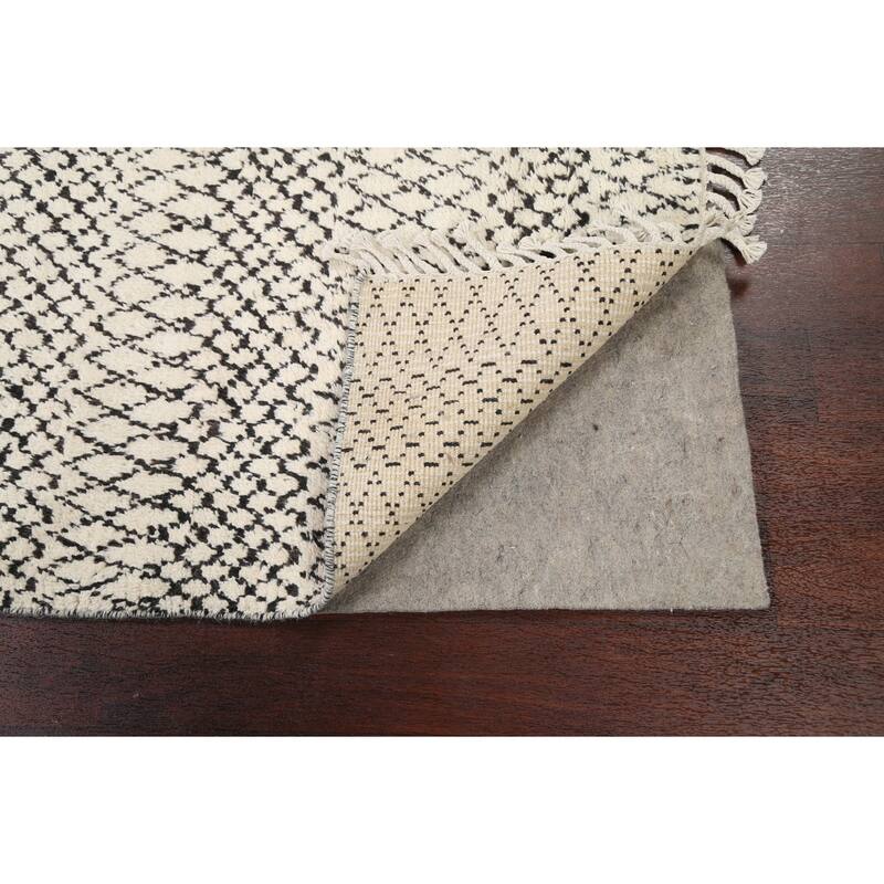 Trellis Vegetable Dye Oriental Moroccan Berber Area Rug Wool Handmade - 4'8" x 8'0"