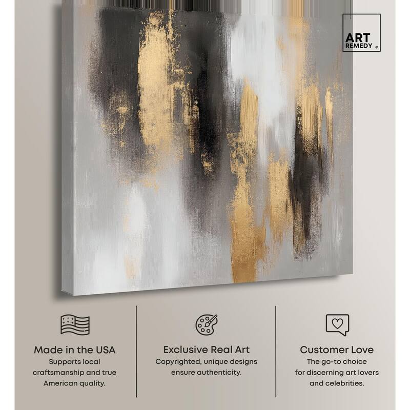 Gleaming Abyss II Canvas by Art Remedy, Gallery Wrapped