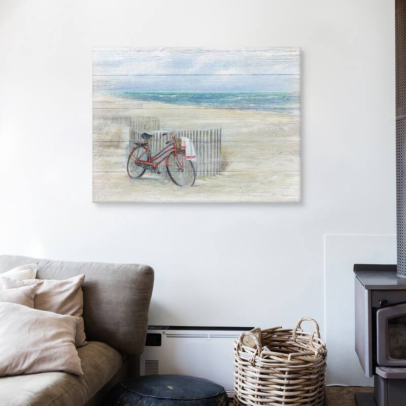 Beach Happy Place by Ruane Manning Canvas Art Print