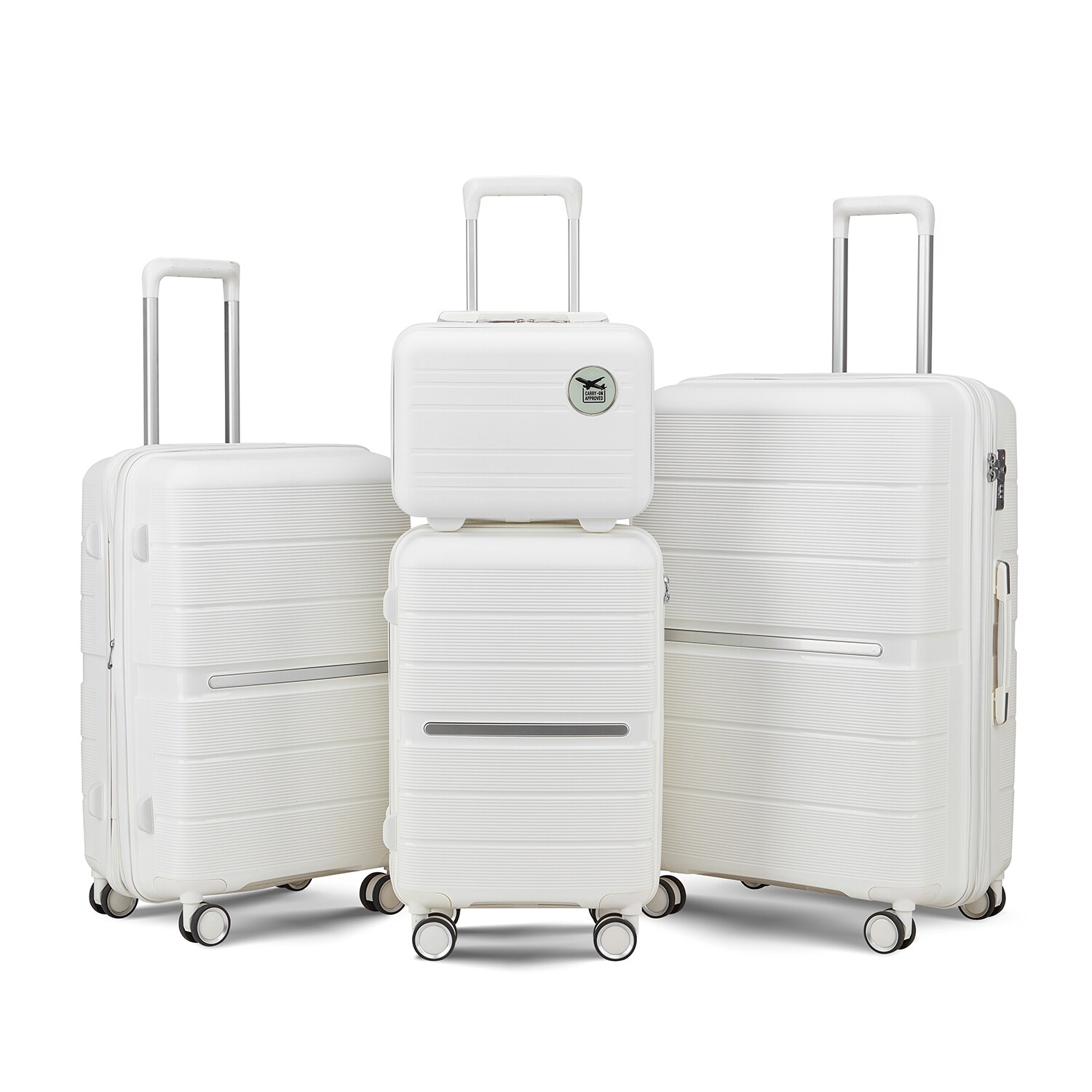 4 piece luggage set clearance outlet