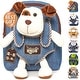 preview thumbnail 1 of 19, Dog Backpack, Dog Toys for Toddlers, Toddler Stuffed Animals Gifts for 2 3 4 5 Year Old Girl Boy 17 Dog