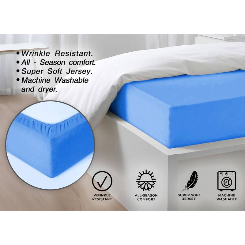 OrganicClub Ultra Soft Cotton Fitted Sheet