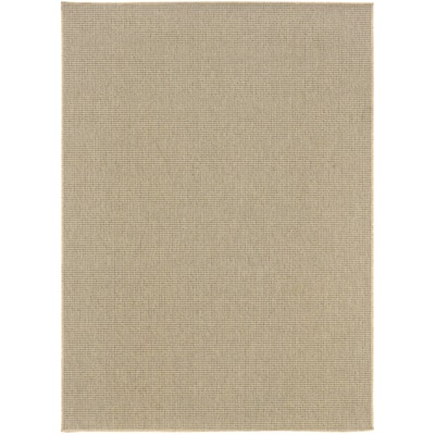 Grasse Sand Solid Outdoor Casual Area Rug