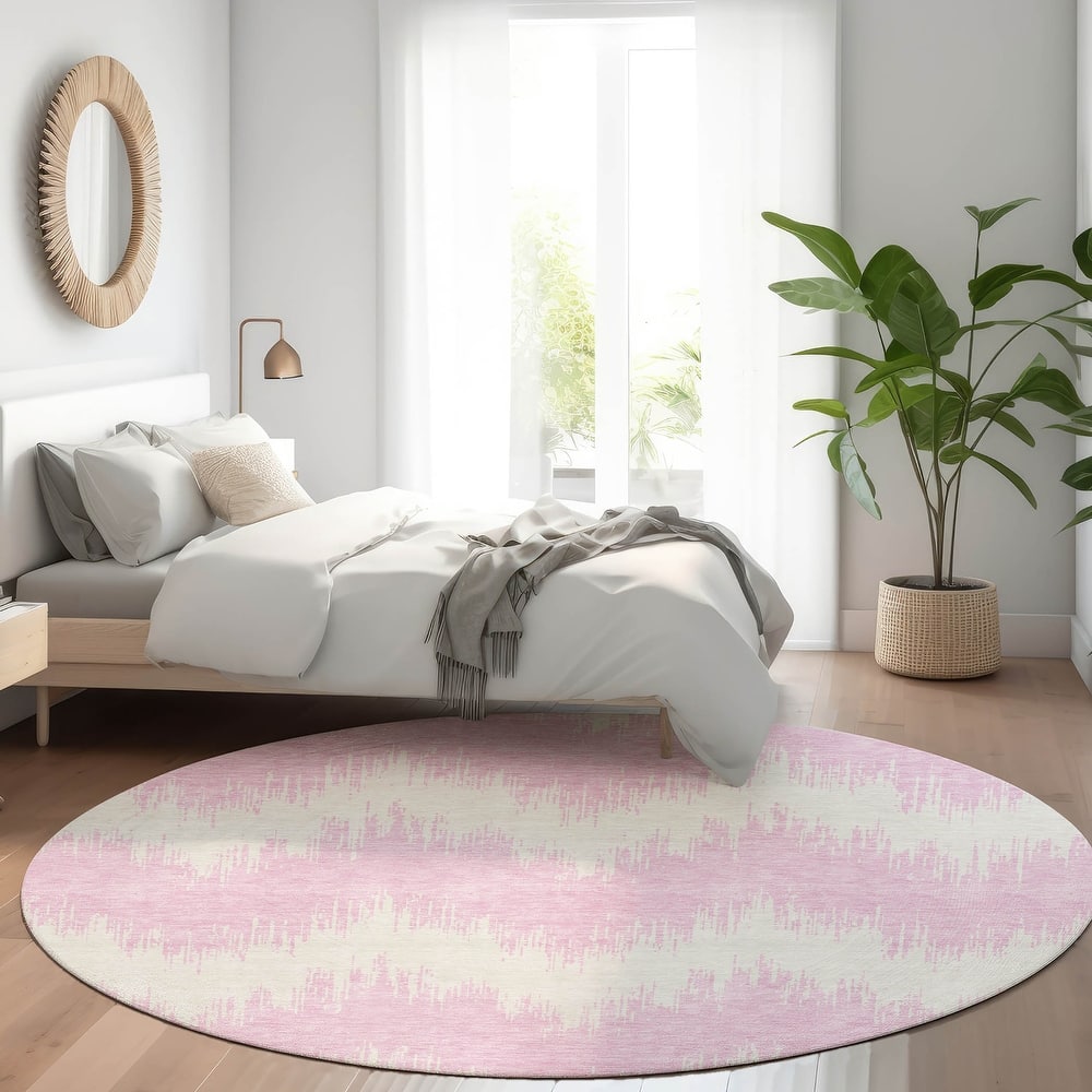 Premium Washable Super Soft Farmhouse Chevron Mayfield Rug