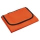 preview thumbnail 4 of 4, 59" x 39" Outdoor Picnic Blanket Waterproof Foldable Beach Mat Orange