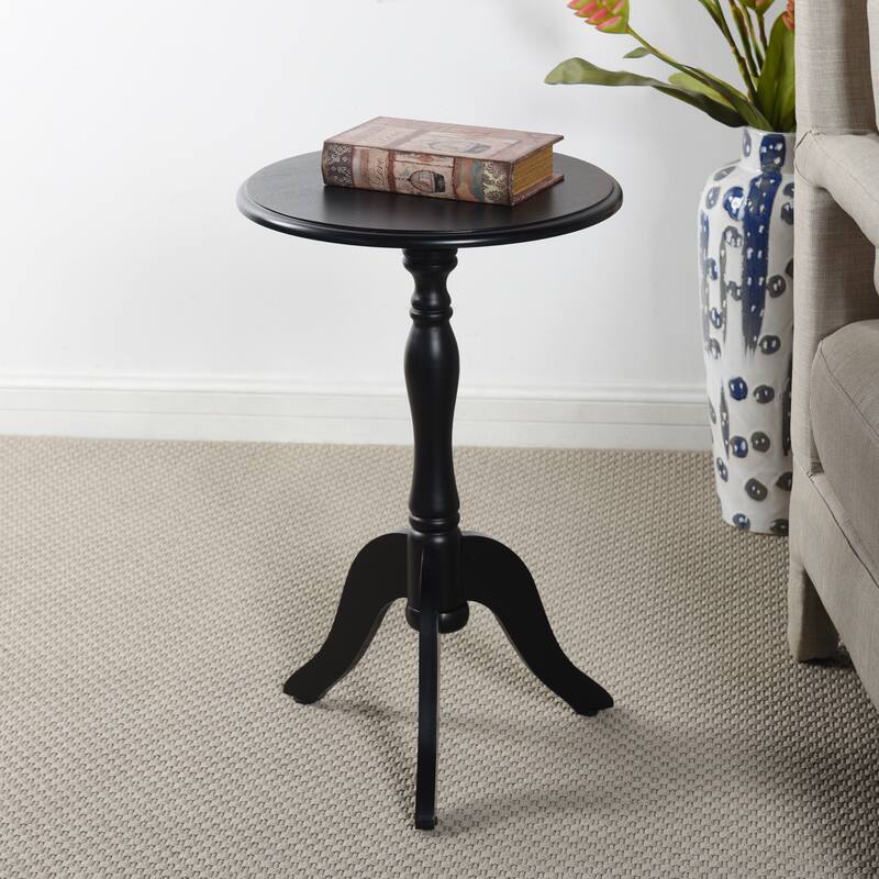 StyleCraft Harbor Breeze Round Pedestal Side Table