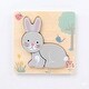 preview thumbnail 13 of 12, Wooden 3D Animal Puzzle for Kids - Toy for Toddlers & Girls Only Rabbit