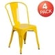 preview thumbnail 103 of 164, Metal Indoor/ Outdoor Stackable Bistro Chair (Set of 4)