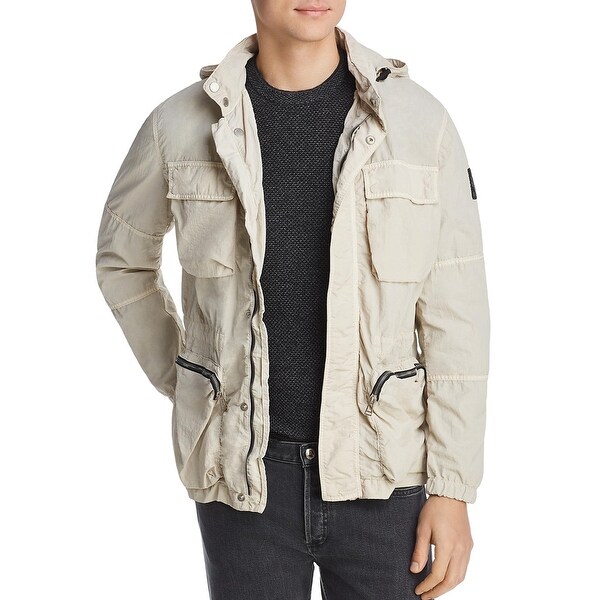 Download Shop Belstaff Mens Bantham Utility Jacket Mock Neck Long ...