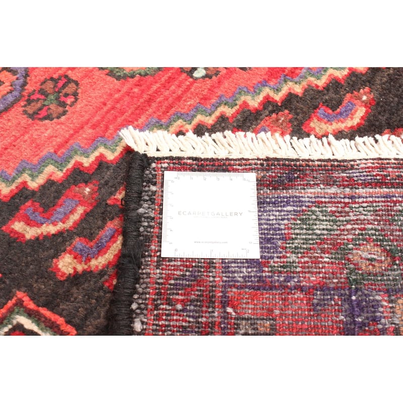 ECARPETGALLERY Hand-knotted Andelz Red Wool Rug - 4'3 x 6'10