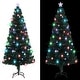 preview thumbnail 17 of 17, vidaXL Artificial Christmas Tree with Stand/LED 5/6/7/8 ft Fiber Optic 5 Foot
