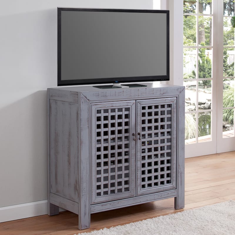 Steve Silver Raissa Distressed Finish Two-door Accent Cabinet
