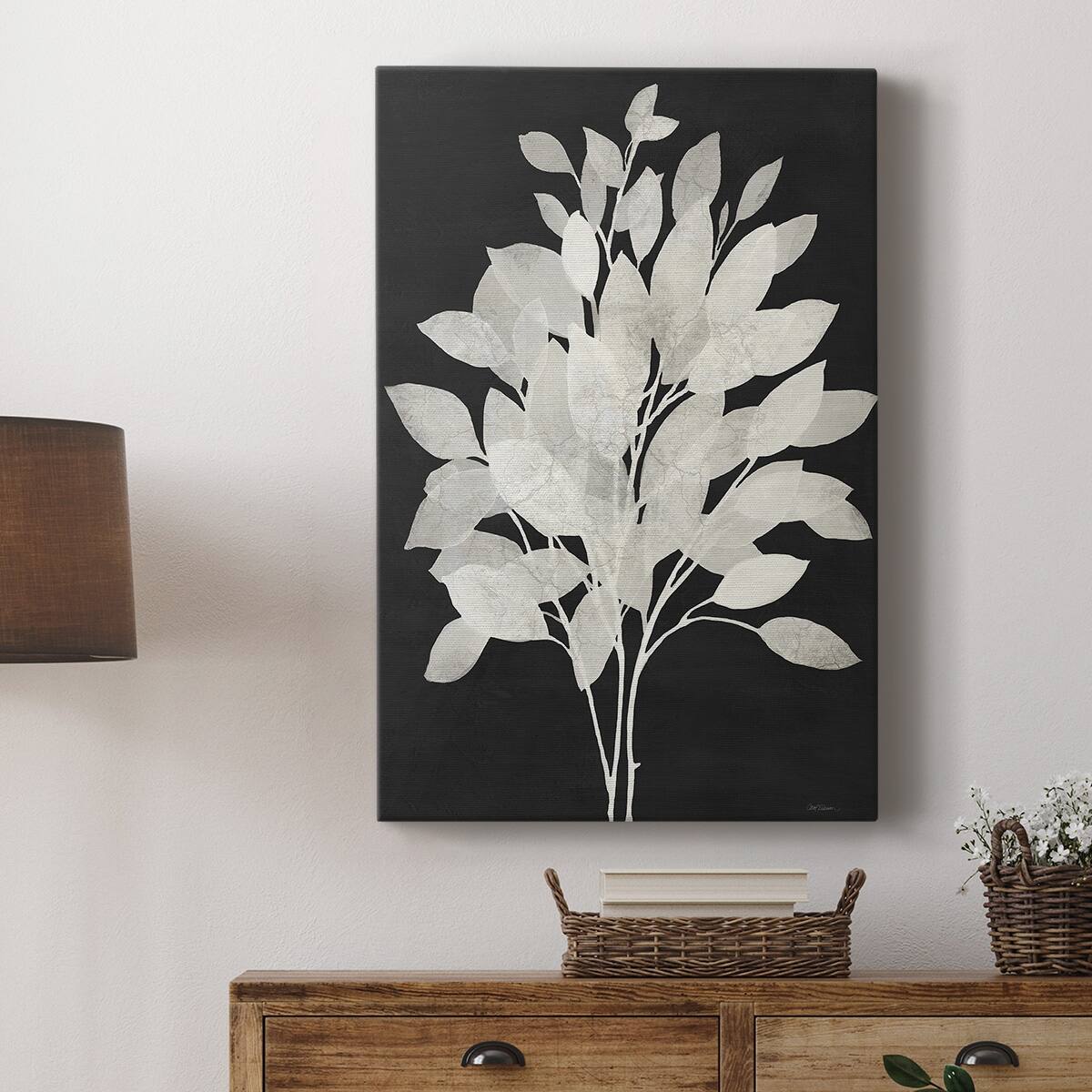 Misty Branches I Premium Gallery Wrapped Canvas - Ready to Hang - Bed ...