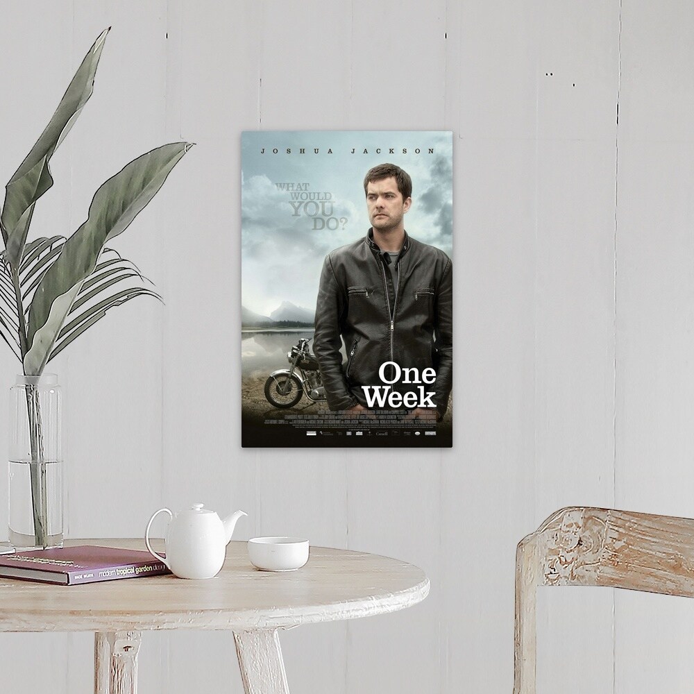 Shop One Week Movie Poster Canvas Wall Art Overstock 24129499