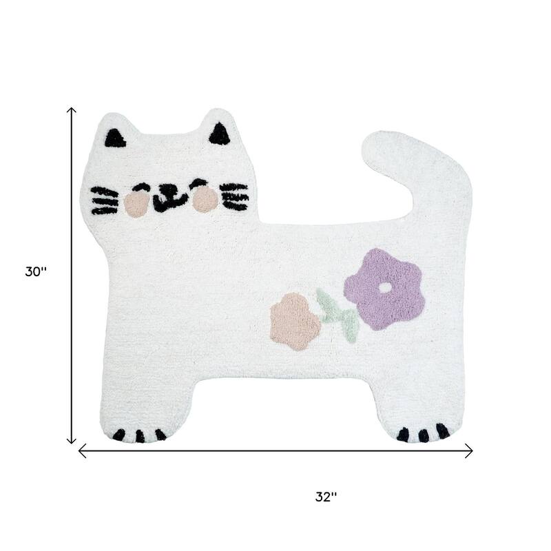 HomeRoots Juvenile/Youth Transitional Novelty Area Rug - 32.00 in. x 30.00 in. x 0.30 in.