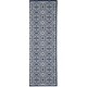 preview thumbnail 51 of 129, Nourison Jane Floral Medallion Indoor only Area Rug 2' 3" x 7' 3" - Navy/Ivory
