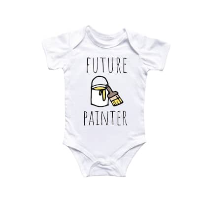 Painter Artist - Baby Boy Girl Clothes Infant Bodysuit Funny Cute Newborn 7