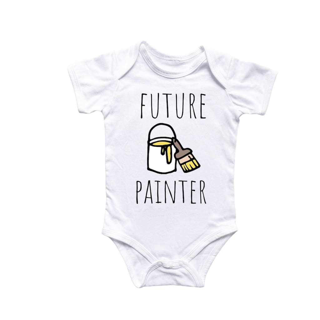 Painter Artist - Baby Boy Girl Clothes Infant Bodysuit Funny Cute Newborn 7