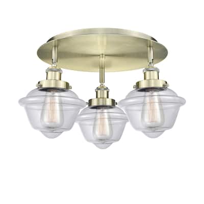 Innovations Lighting Oxford - 3 Light 18" Flush Mount