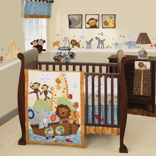 Shop Lambs Ivy S S Noah Ark With Animals 9 Piece Nursery To Go