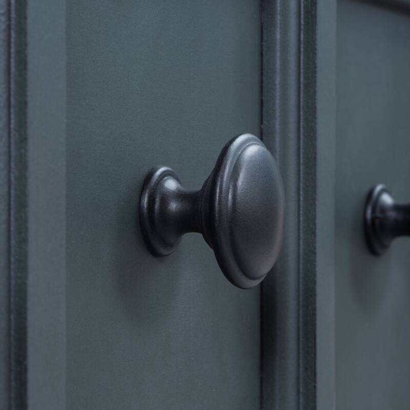 60" Long Sofa Table with two Different Size Drawers