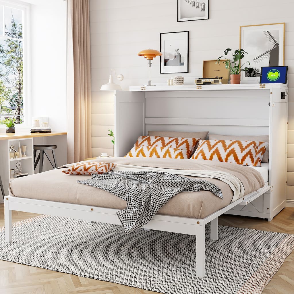 GDFStudio Elara Murphy Bed Wall Bed Space-Saving Cabinet Design