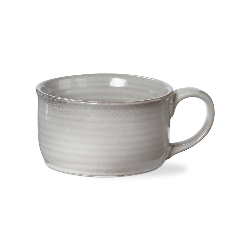 Stinson Collection Gray Stoneware Dishwasher Safe Soup Mug, 20 oz.