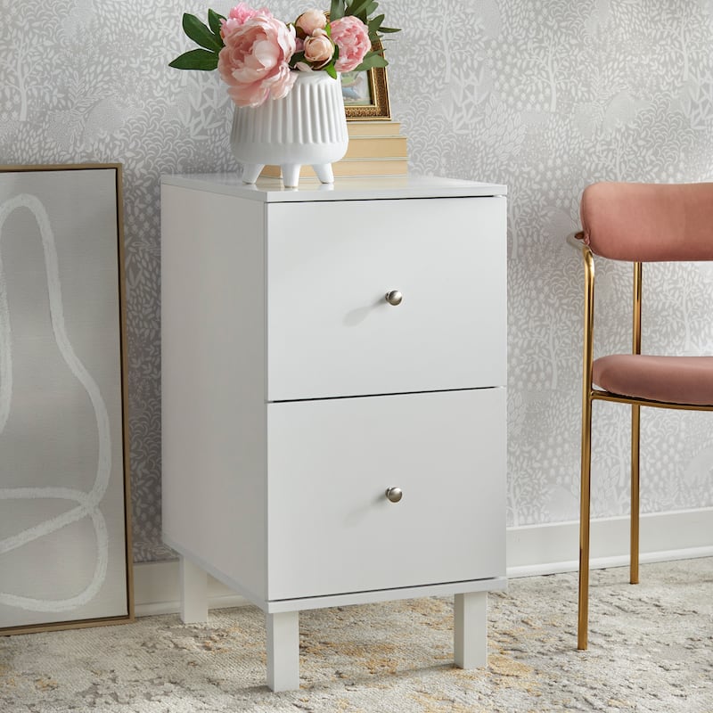 Simple Living Foster Filing Cabinet - White