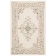 preview thumbnail 5 of 9, SAFAVIEH Handmade Micro-Loop Shyamala Wool Rug 2' x 3' - Ivory/Fuchsia - Rectangle