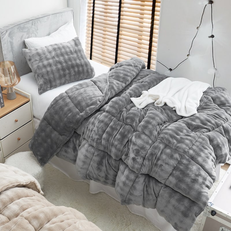 Git Puffy Cozy - Coma Inducer Oversized Comforter Set - Frost Gray - Twin XL