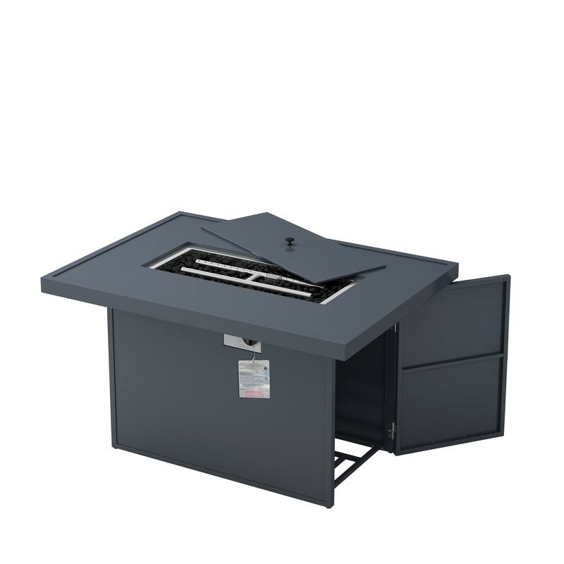 Rectangular Fire Pit Table